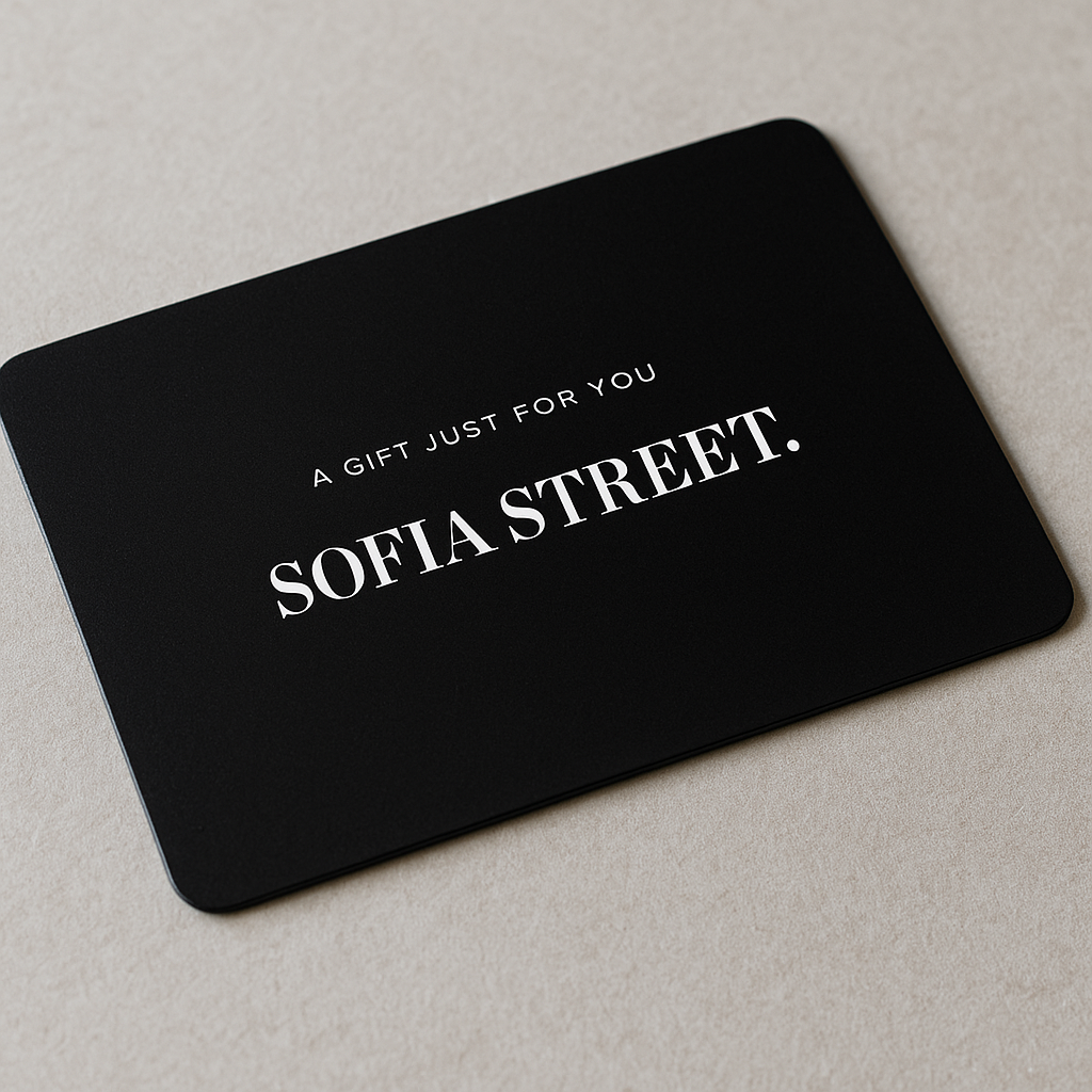 SOFIA STREET. Gift Card