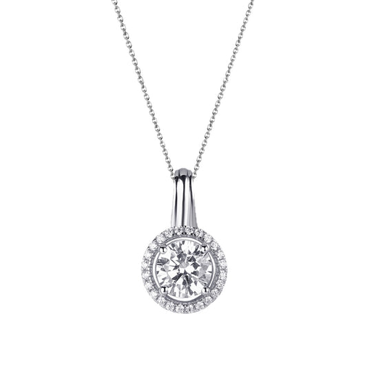 Silver Halo Necklace