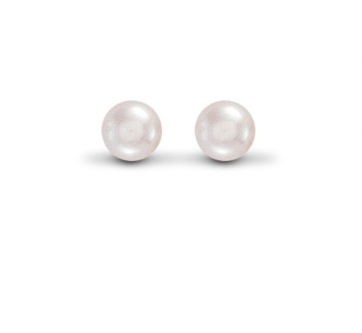 Silver Pearl Earrings
