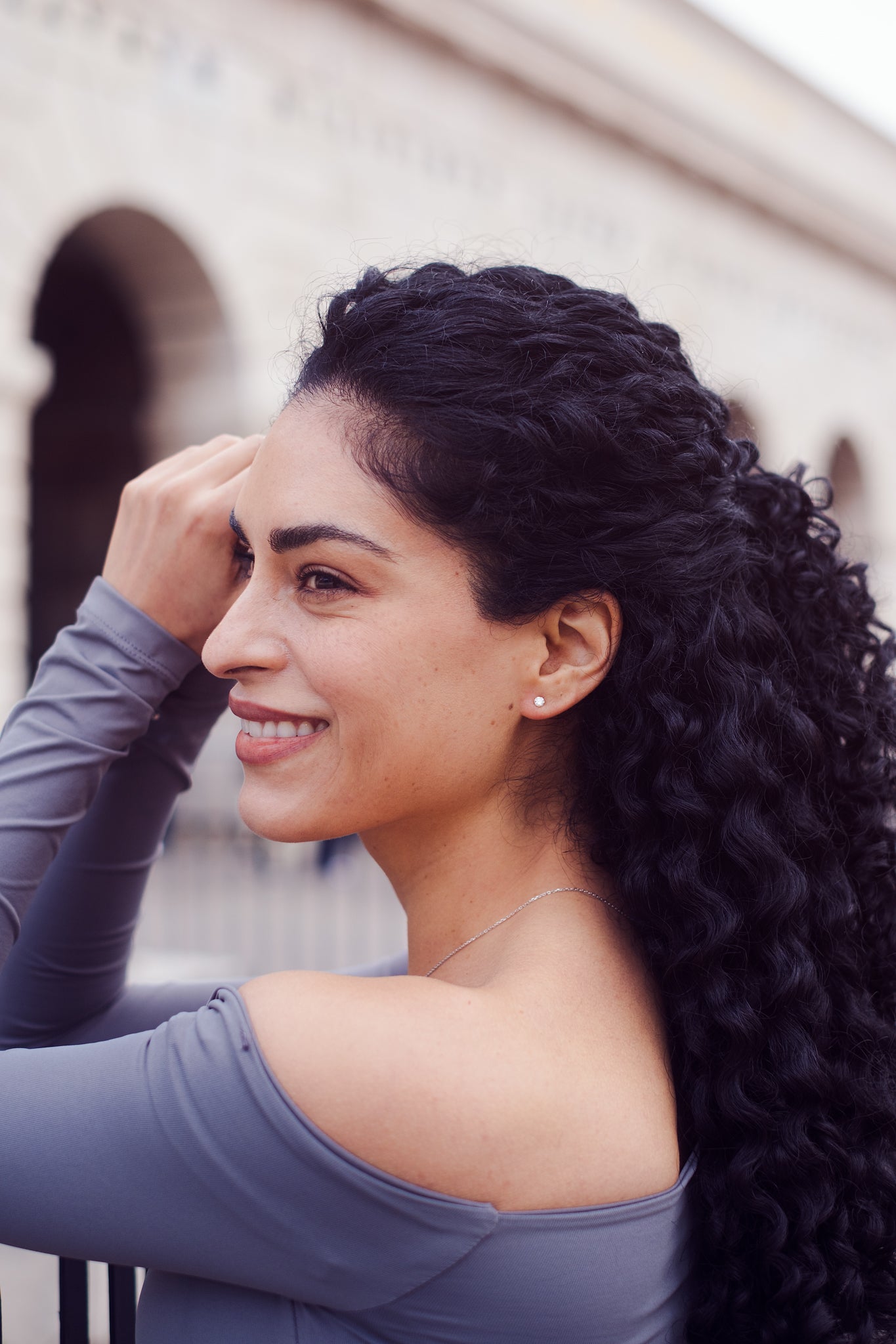 Silver Mini CZ Earrings