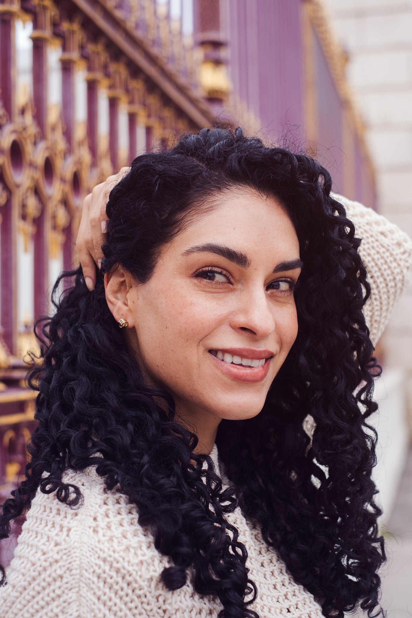 Double Colour Knot Earrings